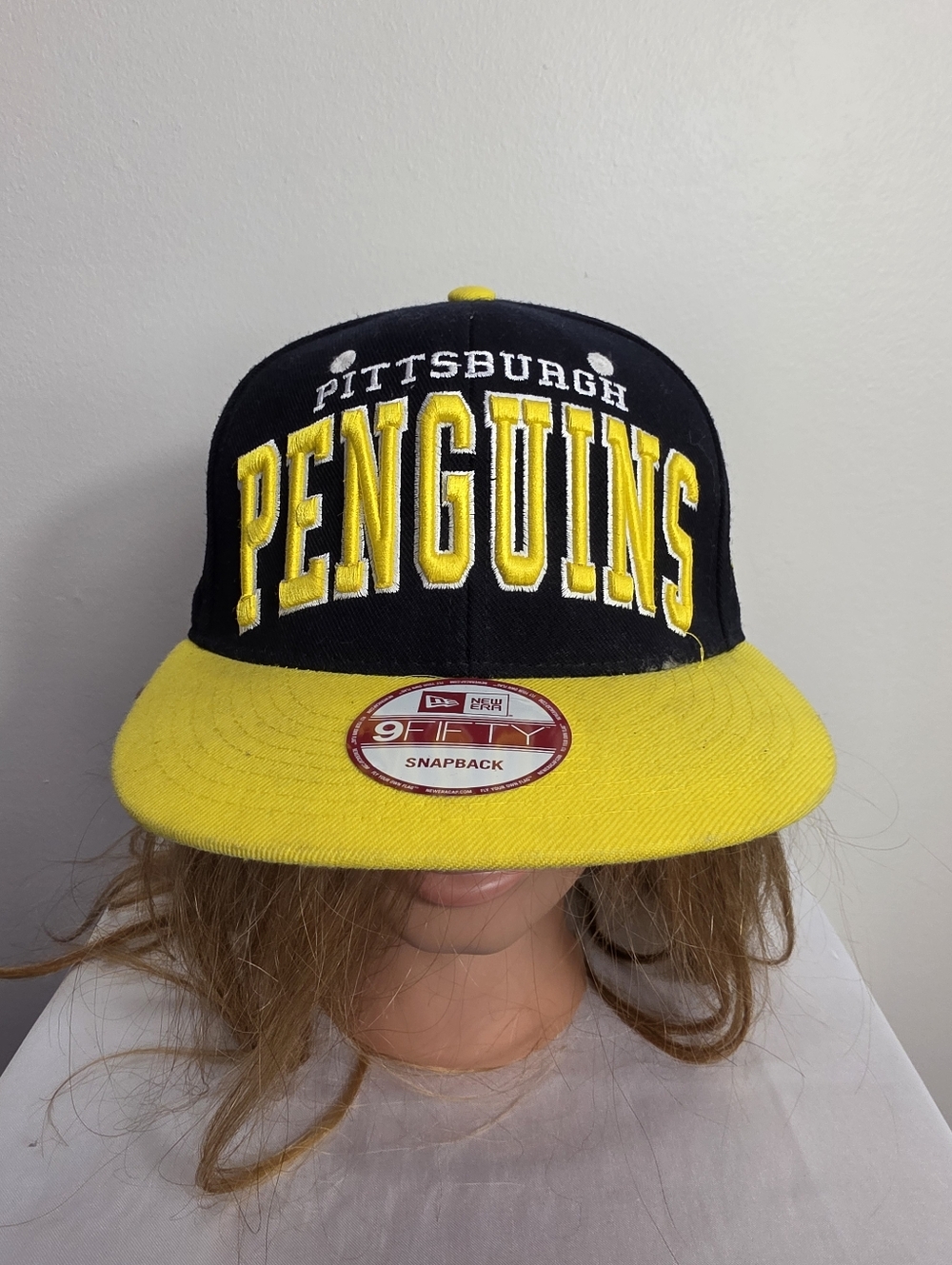 Pittsburgh Penguins Black & Yellow Snapback Hat
